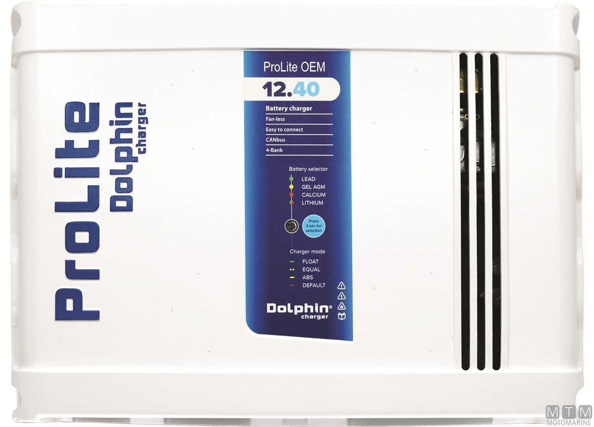 Dolphin ProLite Battery Charger 12V 15A - original photo Motomarine Srl