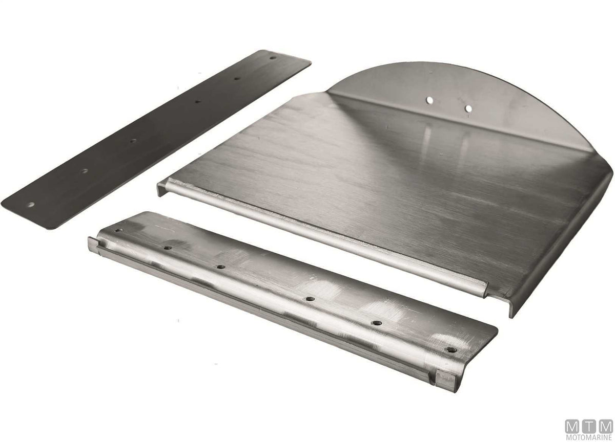 Trim tab blade 610x230 cm, stainless steel - original photo Motomarine Srl