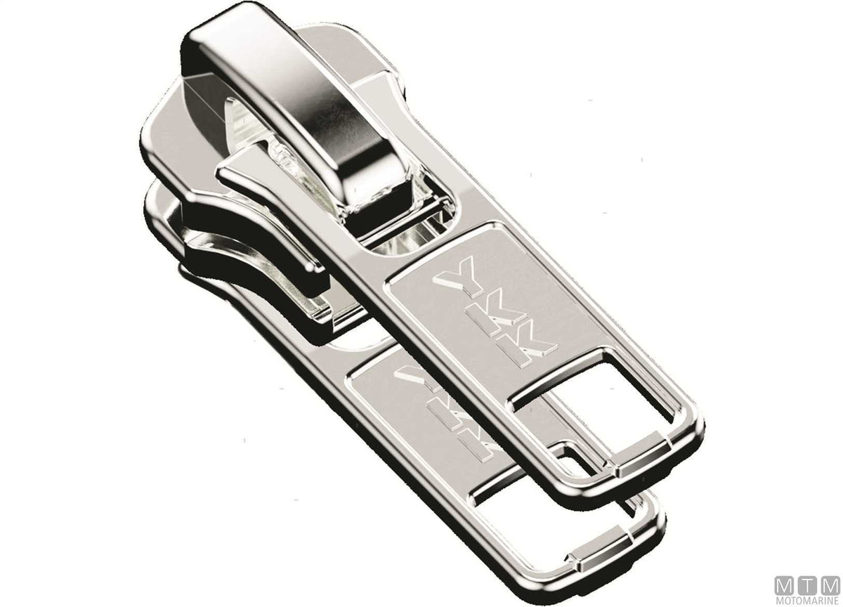 YKK zip slider black - original photo Motomarine Srl