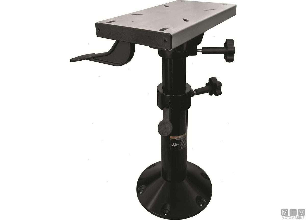 Master adjustable seat support H435/635 mm in aluminium - original photo Motomarine Srl