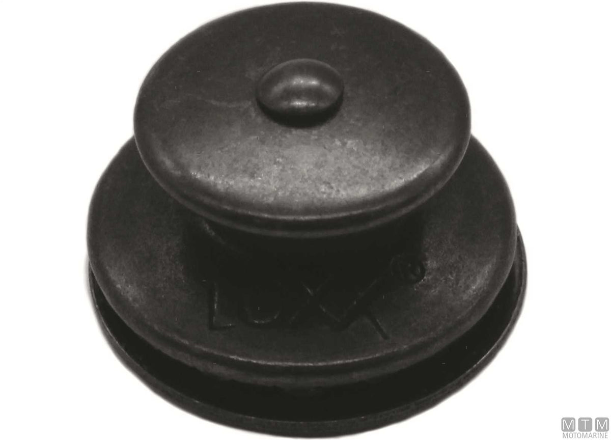 LOXX button head in black-plated brass - original photo Motomarine Srl