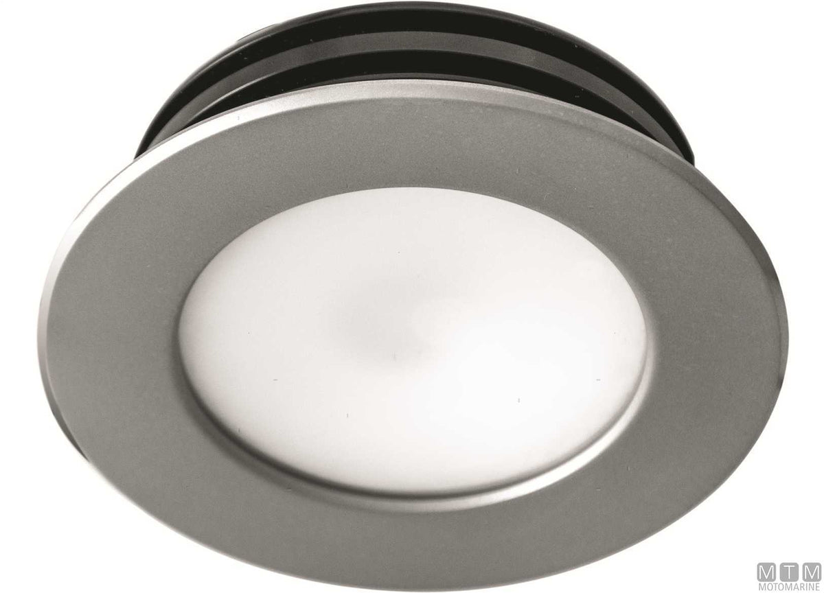 Natural light LED spotlight Astel Intensa stainless steel Ø79 mm - original photo Motomarine Srl