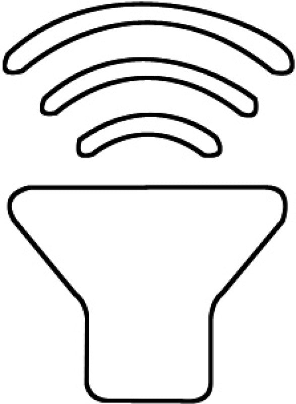 Q Box white diaphragm horn - foto originale Osculati Srl