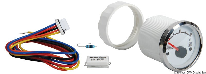 Multifunction instrument white/glossy 85mm - foto originale Osculati Srl